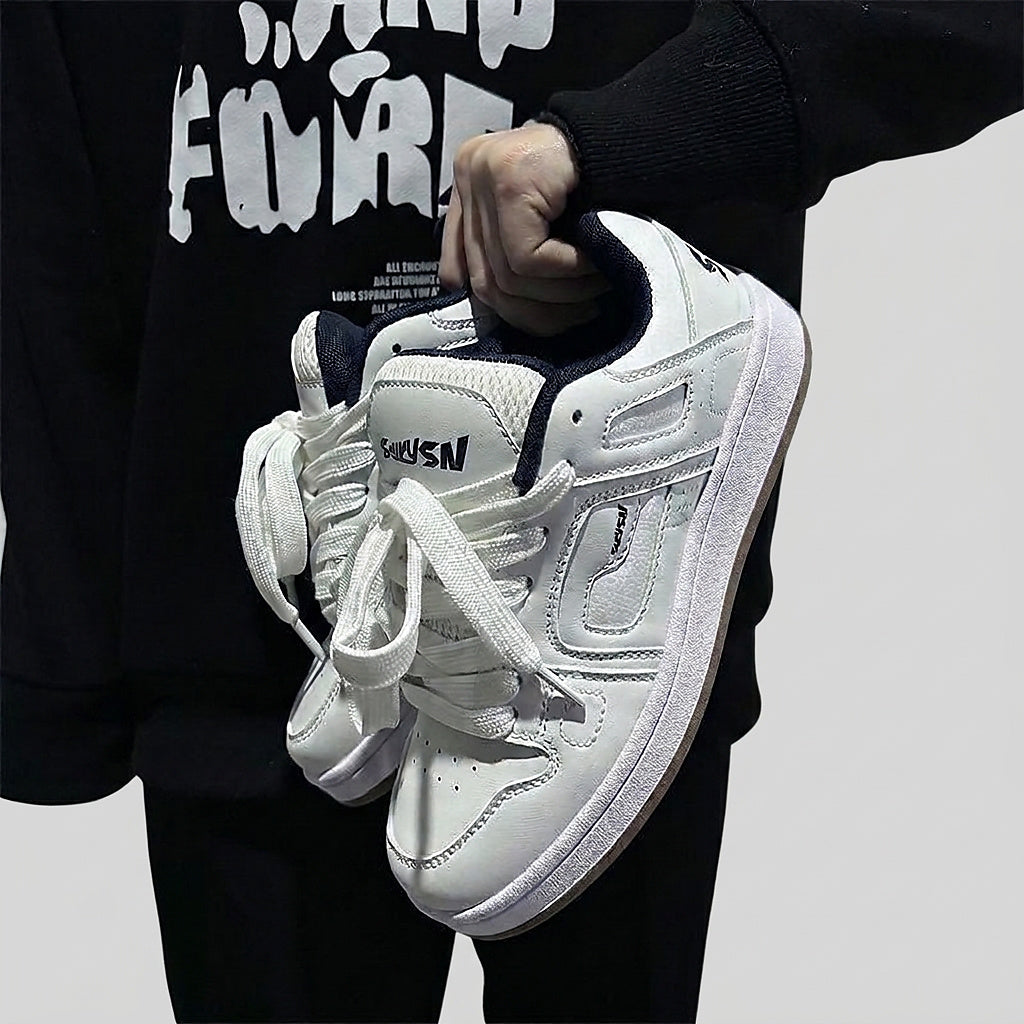 Women’s Skate Shoes Low Top Lace Up Sneakers