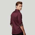 Classic Pattern Trim Shirt