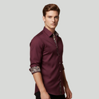 Classic Pattern Trim Shirt