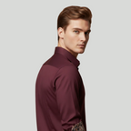 Classic Pattern Trim Shirt