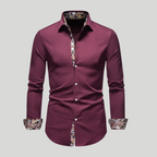 Classic Pattern Trim Shirt