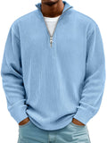 Men's Sweater Knitted Crew Neck Pullover Chic Casual Smart-Casual Layering Everyday Warm Soft Versatile Emrys