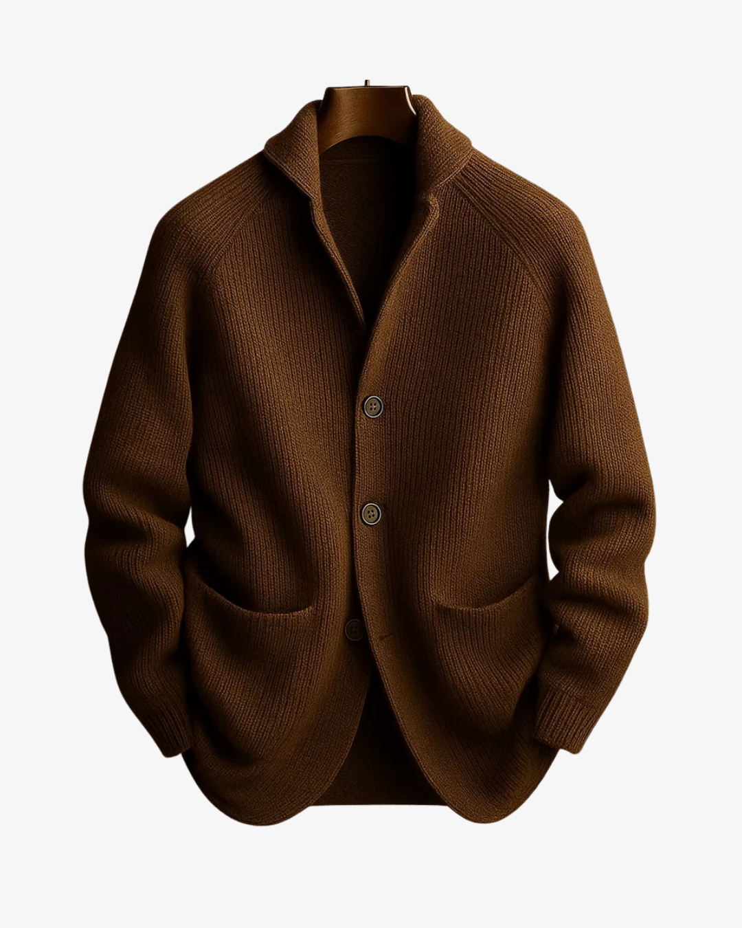 Men's Cardigan Sweater Open Front Long Sleeve Relaxed Fit Layering