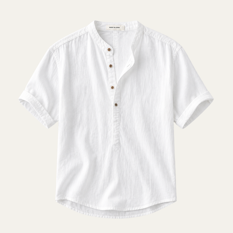 Men's Casual Summer Shirt Short-Sleeve Collared Button-Up Relaxed Fit Holiday Beach Everyday Smart-Casual Warm Weather Wear
