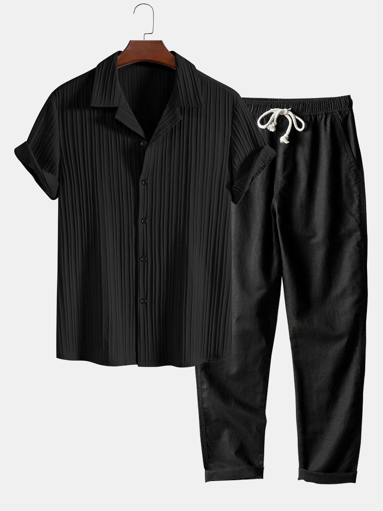 Men's Casual Short-Sleeved Set | Relaxed