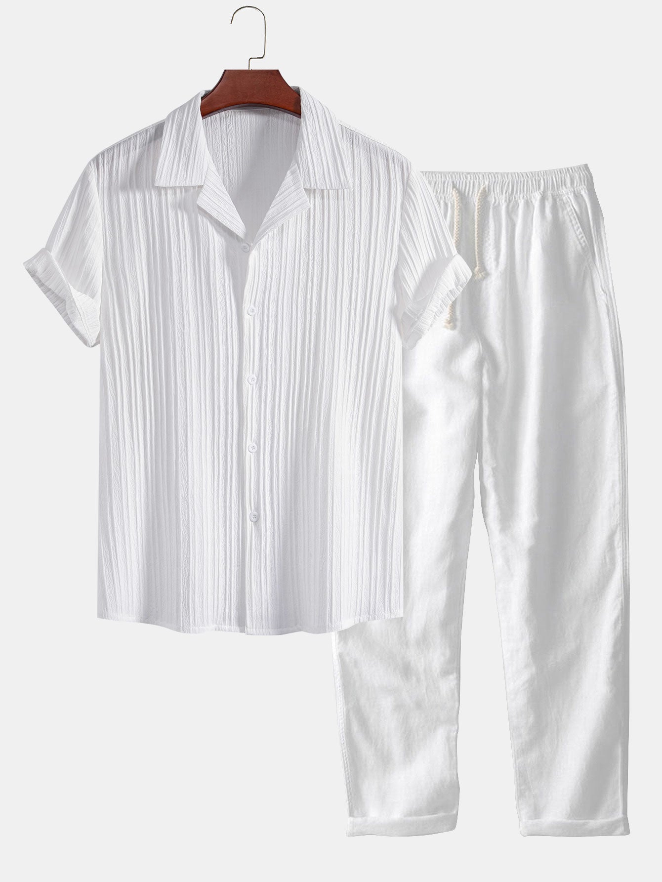 Men's Casual Short-Sleeved Set | Relaxed