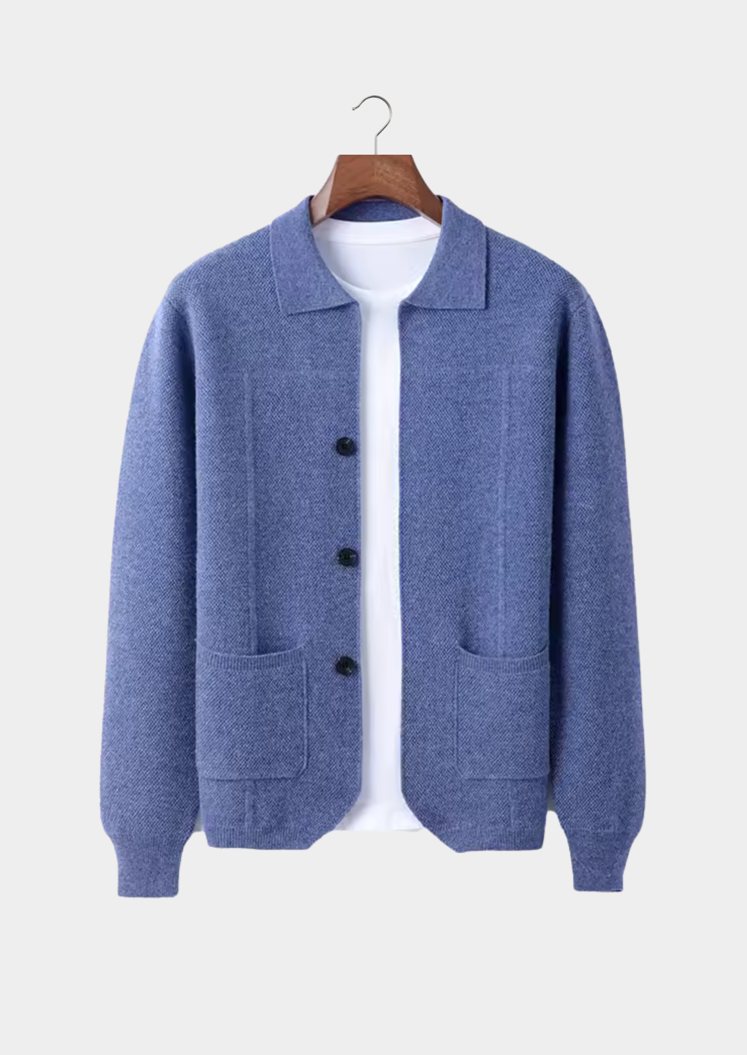 Men's Button-Up Overshirt Relaxed Fit Long Sleeve Classic Casual Everyday