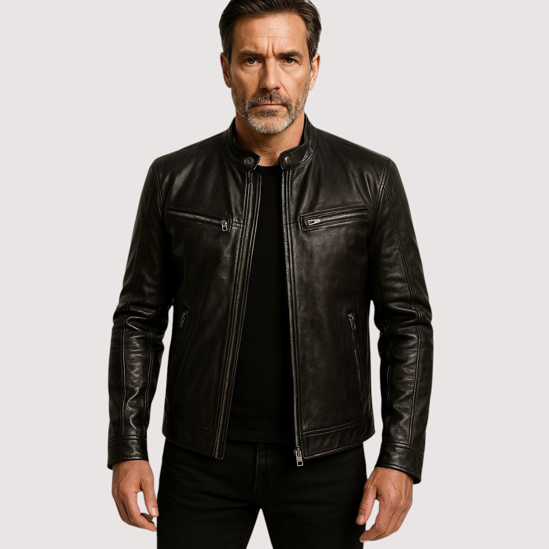 Men's Waterproof Jacket Full-Zip Hooded Relaxed Fit Outdoor Adventure