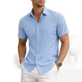 Men’s Tailored Fit Short Sleeve Shirt | Classic Button Down