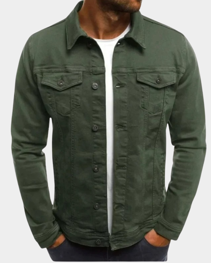 Men's Everyday Jacket Casual Fit Long Sleeve Zip-Up Versatile Layering