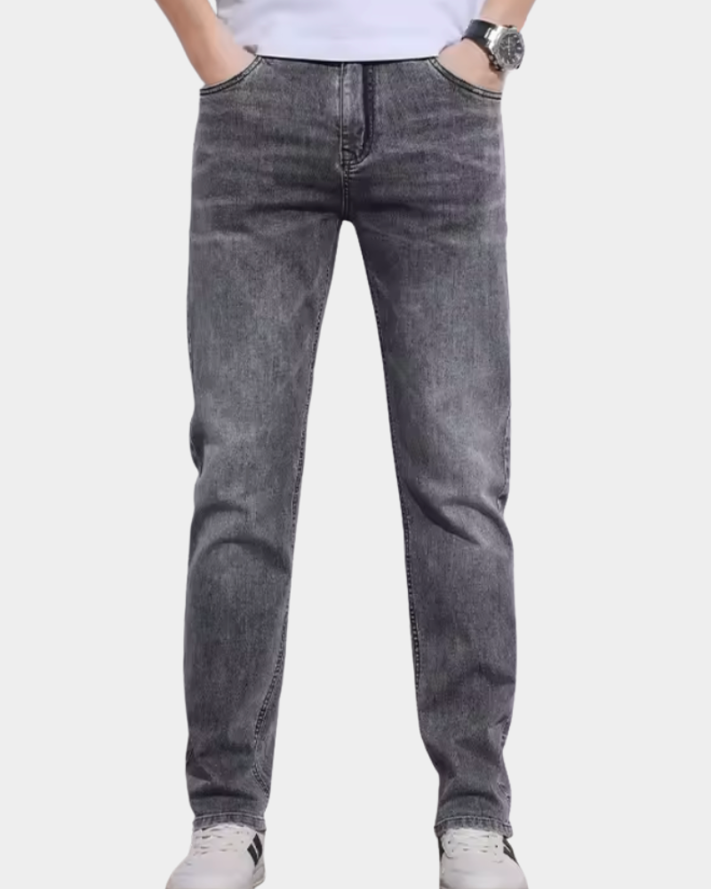 Men's Modern Slim Fit Jeans Tailored Hem Casual Everyday Wear