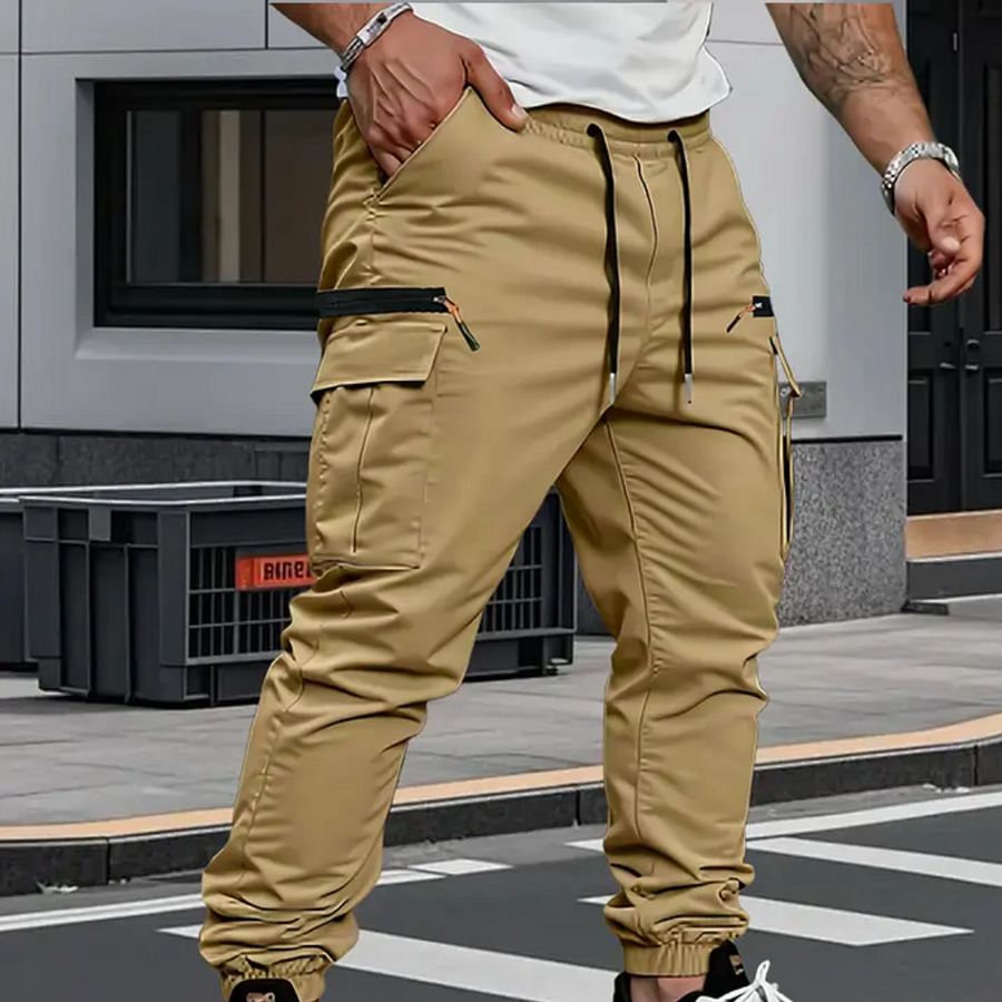 Men's Stretch Jogger Trousers Relaxed Fit Casual Everyday Active Wear