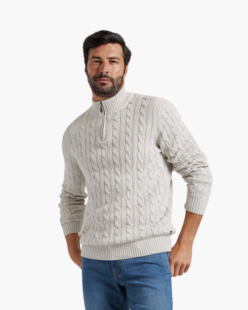 Men's Stylish Half Zip Sweater | Classic
