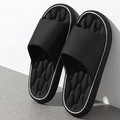 Men's Slide Sandals Pillow Cushioned Footbed Slip-On Open-Toe Casual Beach Pool Everyday Holiday Comfort