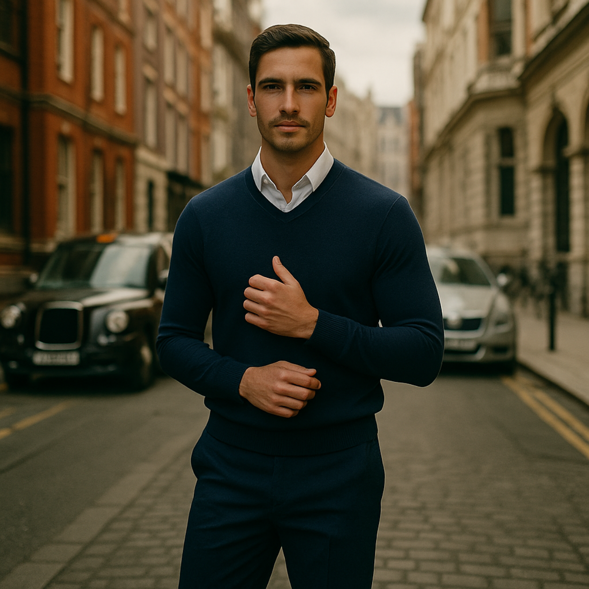 Men's Classic Cashmere Jumper | Elegant