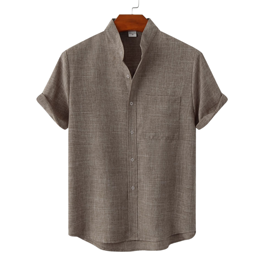 Men's Graphic Shirt Short-Sleeve Button-Up Printed Casual Holiday Beach Smart-Casual Everyday Relaxed Fit Versatile Kelby