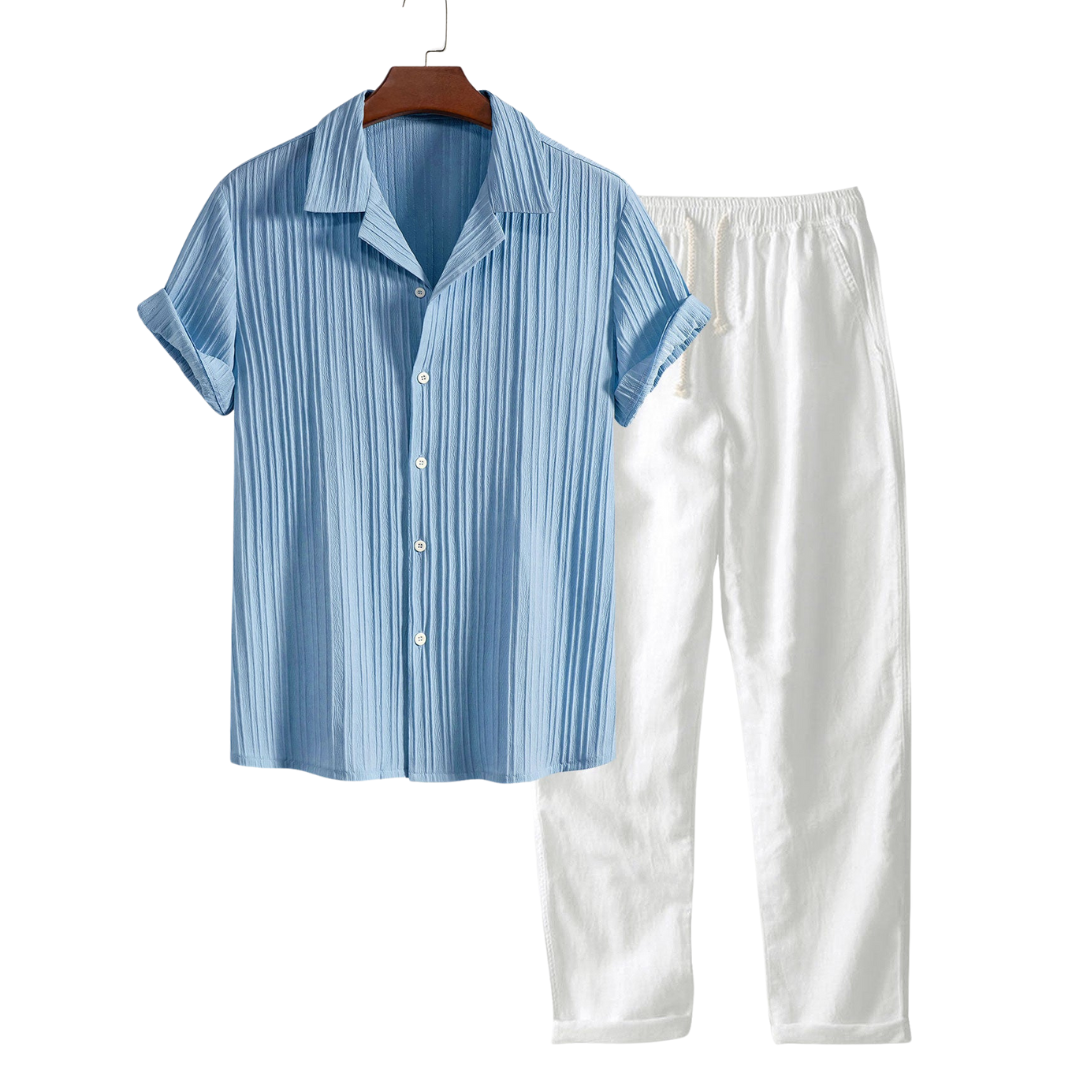 Men's Casual Short-Sleeved Set | Relaxed