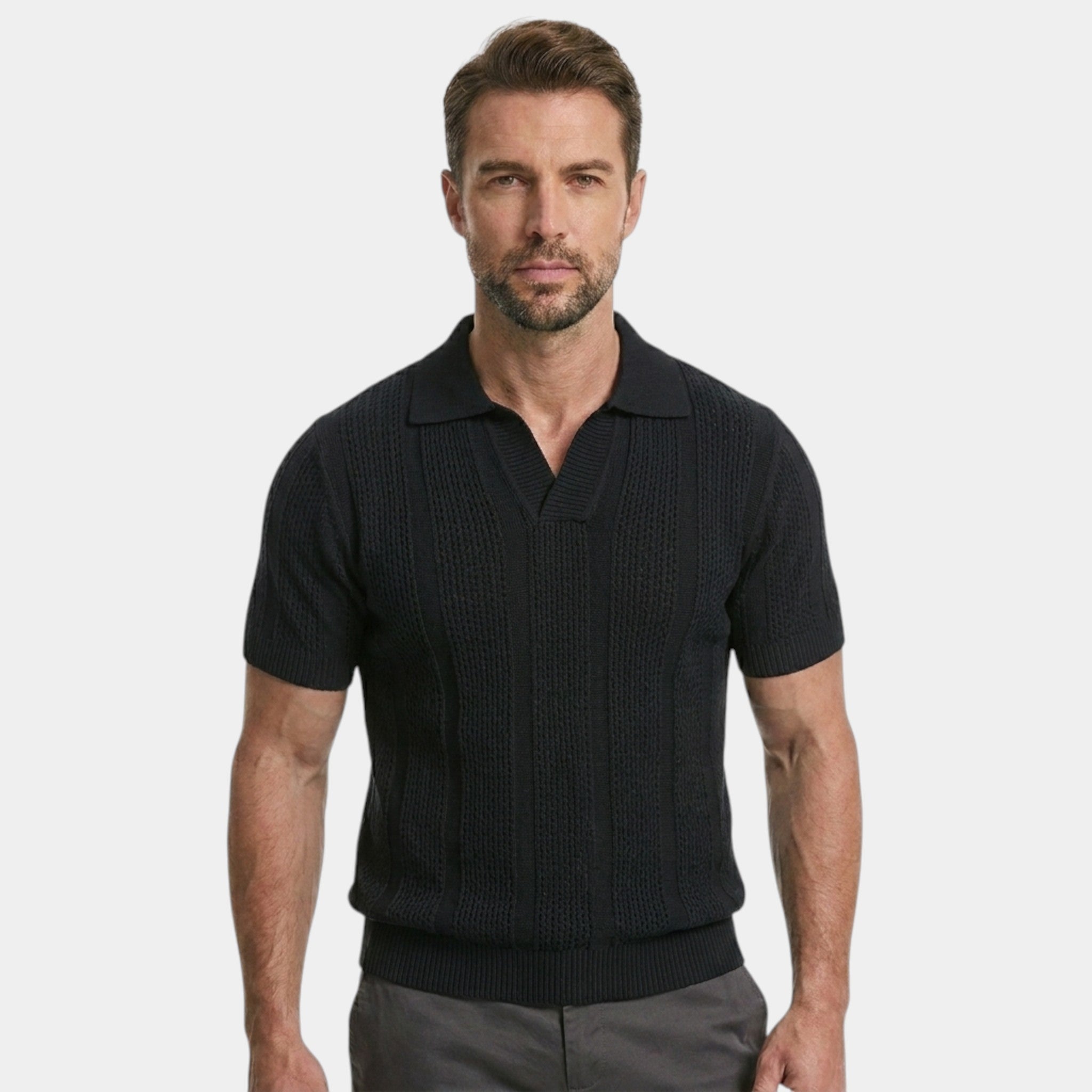 Men’s Premium Knitted Polo Shirt