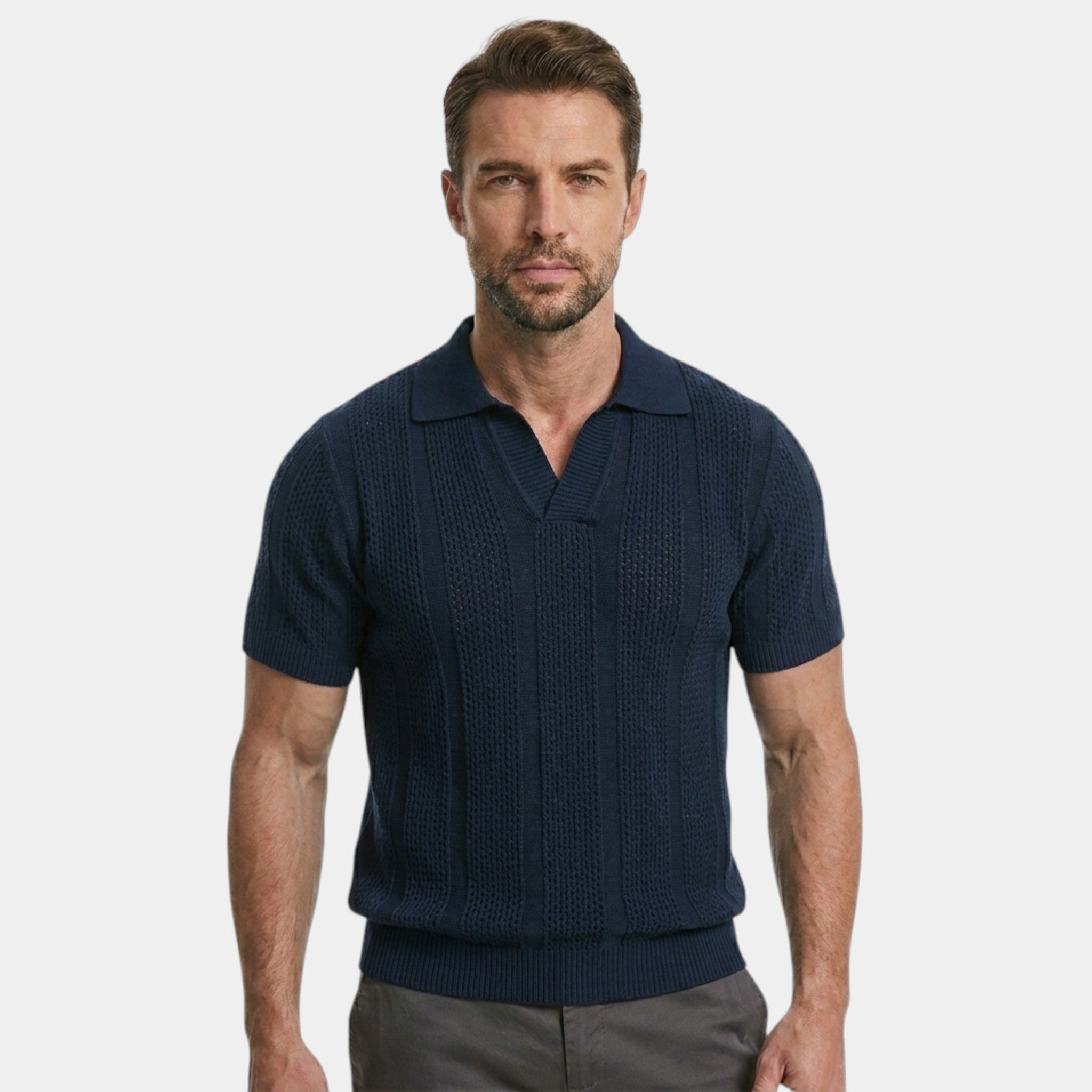 Men’s Premium Knitted Polo Shirt