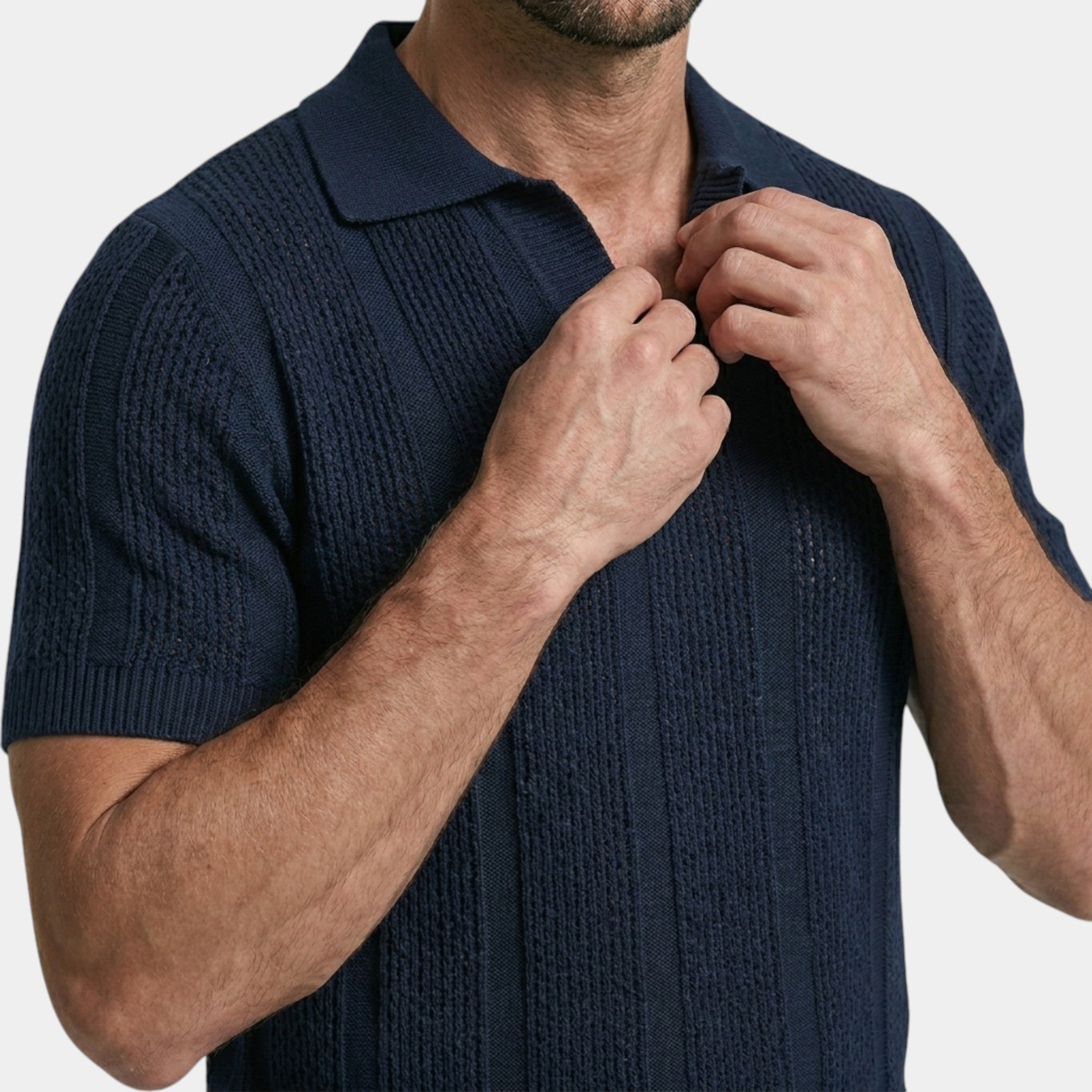 Men’s Premium Knitted Polo Shirt