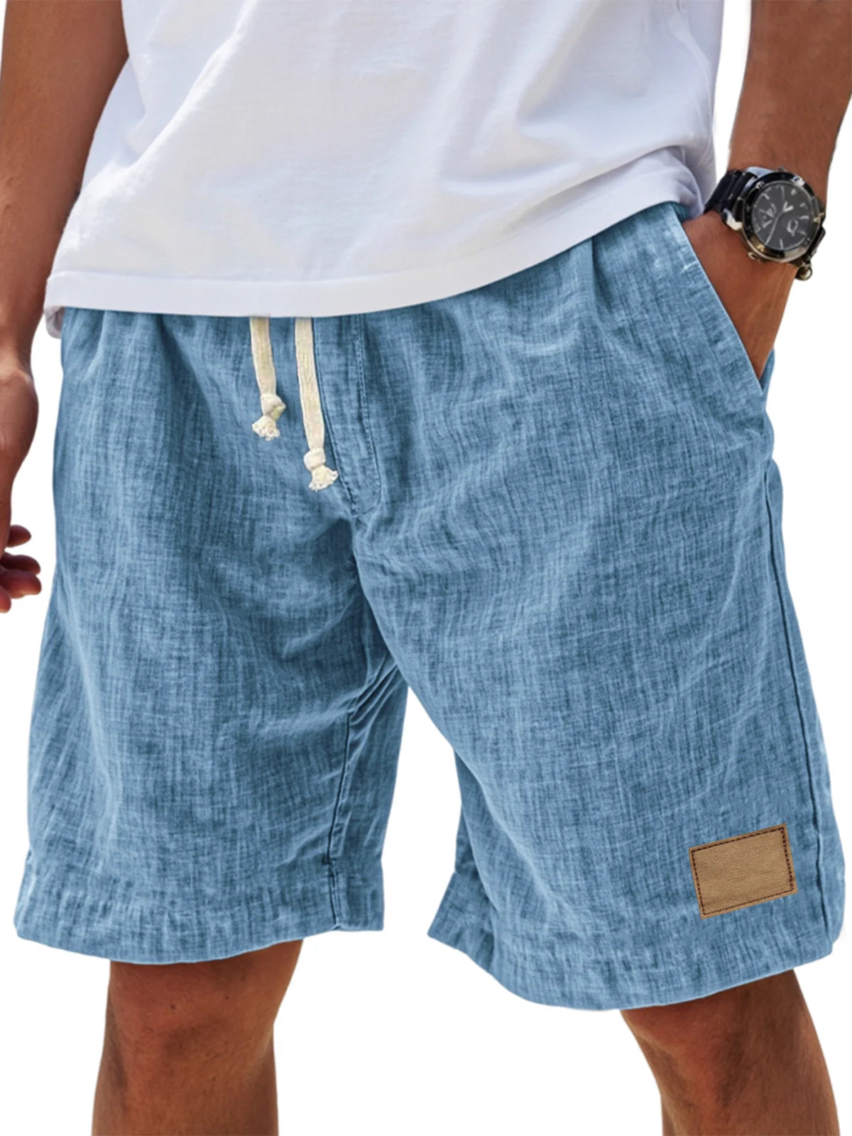 Men's Casual Drawstring Shorts Relaxed Fit Lightweight Versatile Everyday