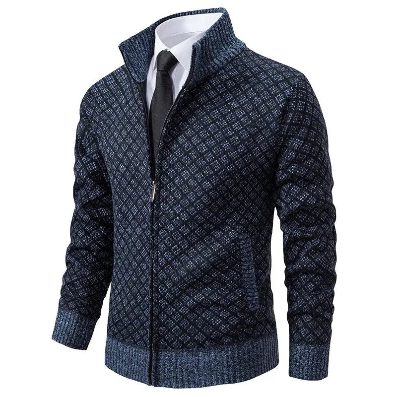 Men's Classic Hybrid Cardigan Long Sleeve Open Front Versatile Layering