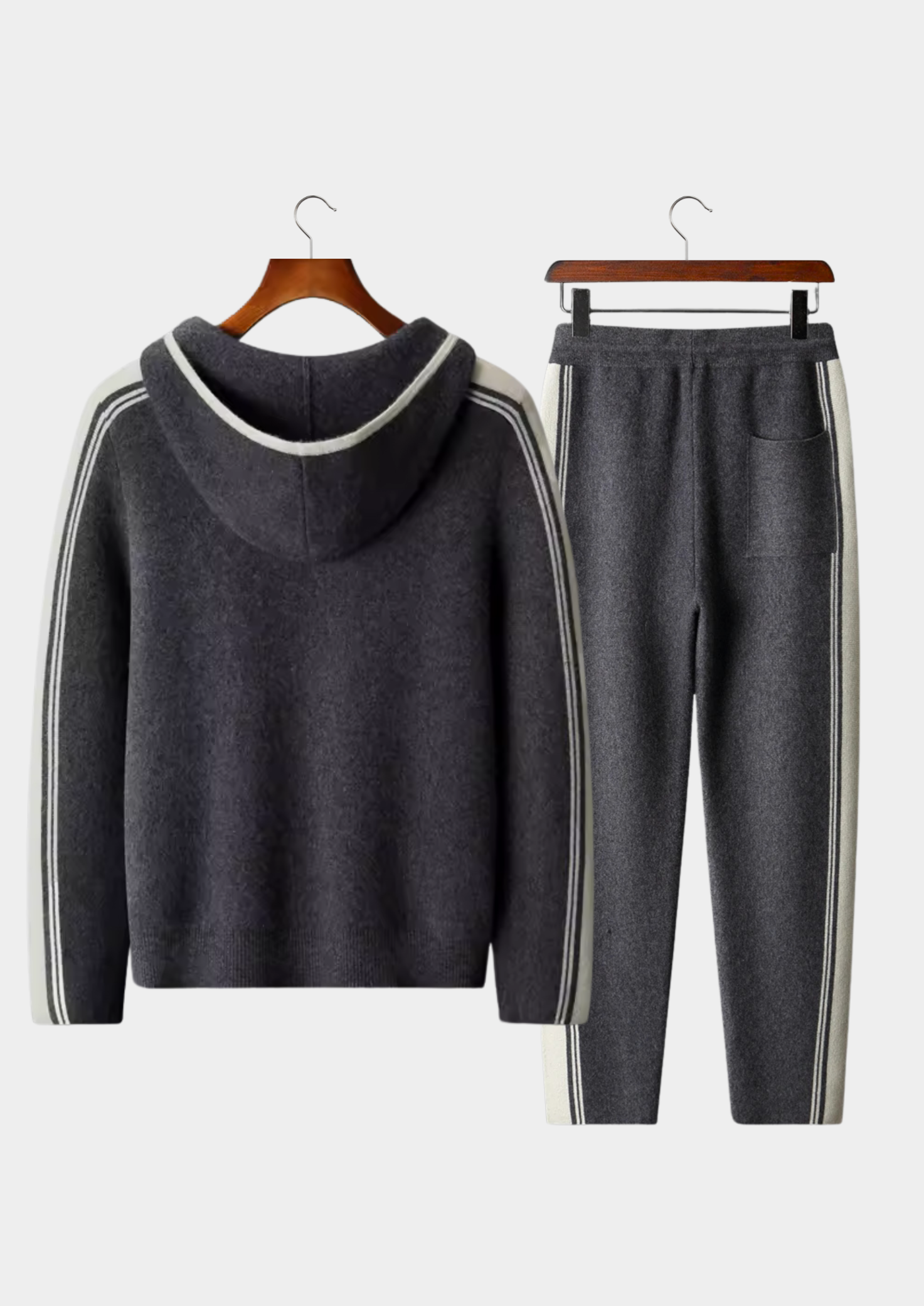Men's Casual Tracksuit Relaxed Fit Long Sleeve Zip-Up Sporty Everyday