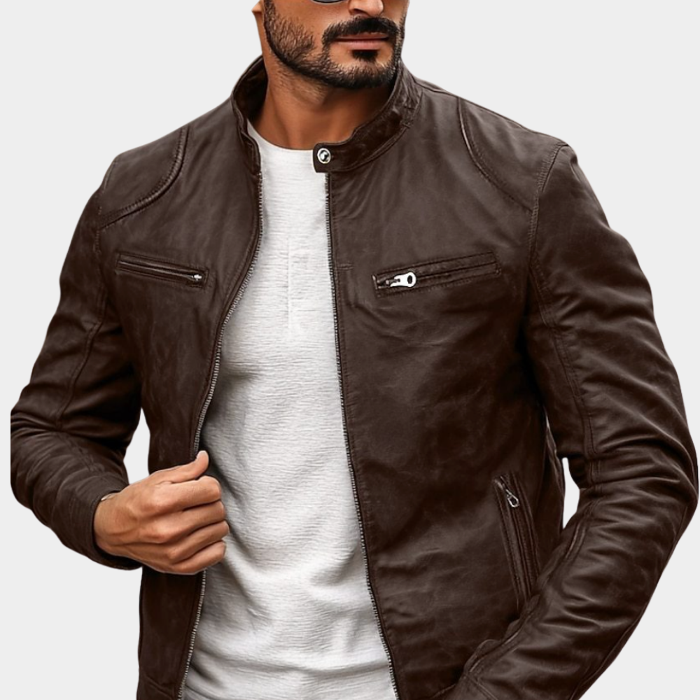 Men's Elegant Adventure Jacket Full-Zip Hooded Relaxed Fit Outdoor Travel