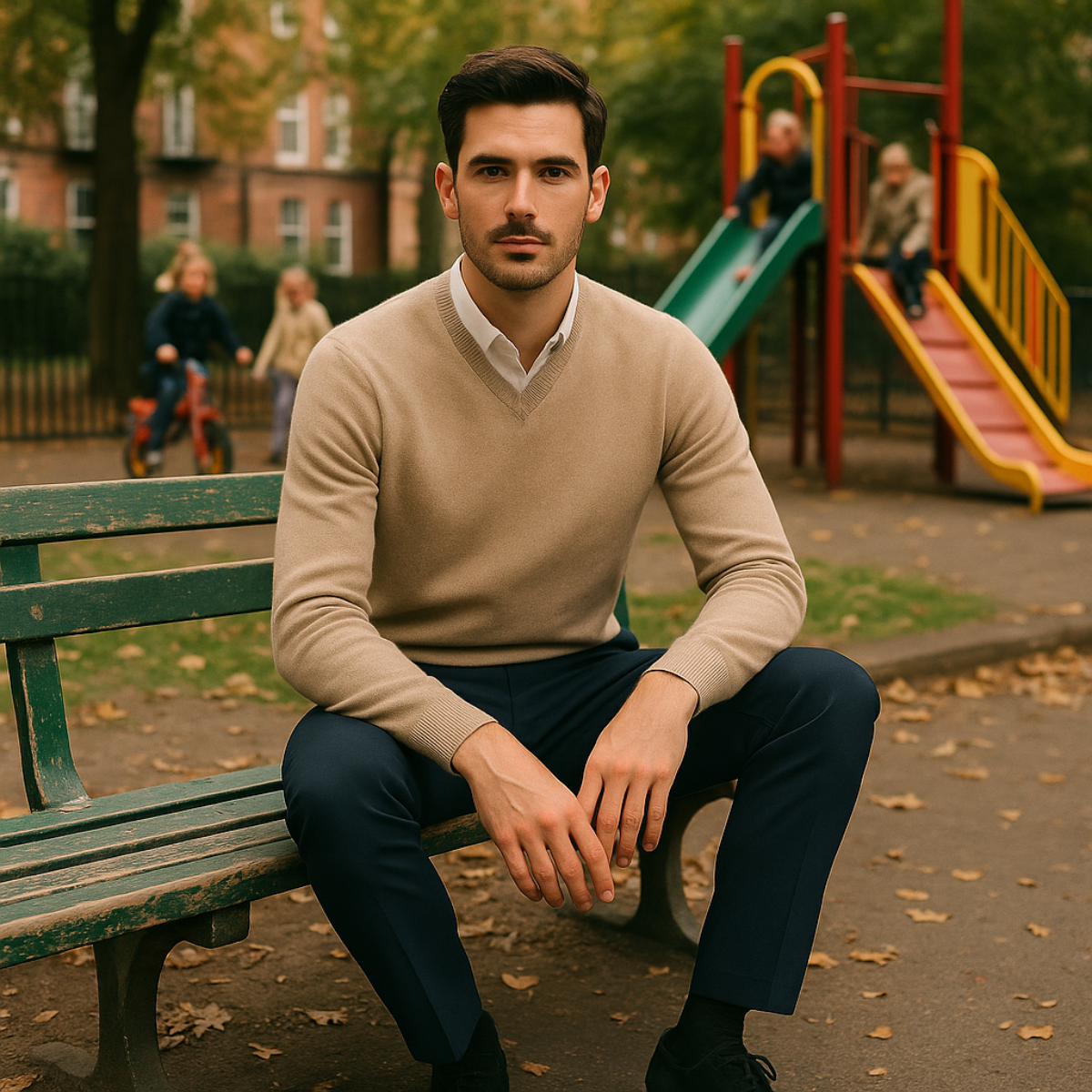 Men's Classic Cashmere Jumper | Elegant