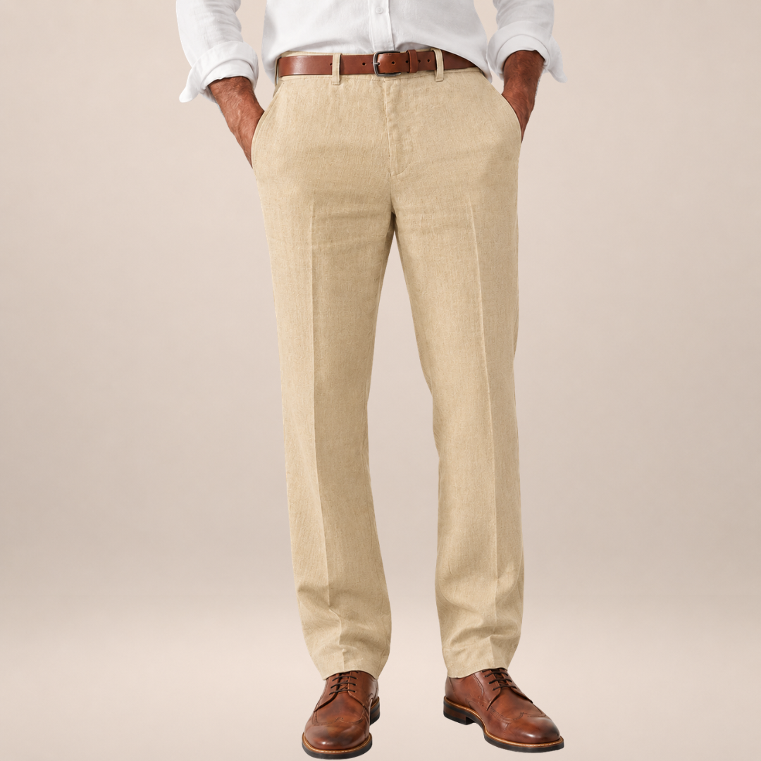 Men's Smart-Casual Trousers Slim Fit Versatile Everyday Office Wear