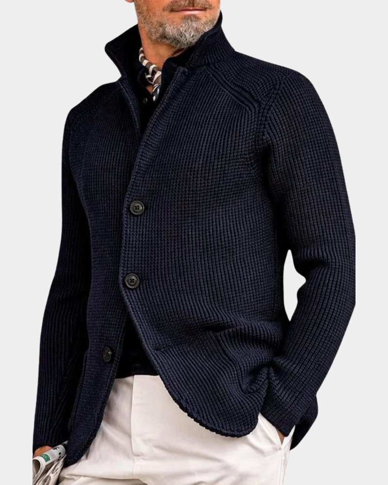 Men's Casual Overcoat Relaxed Fit Long Sleeve Lapel Closure Everyday Style