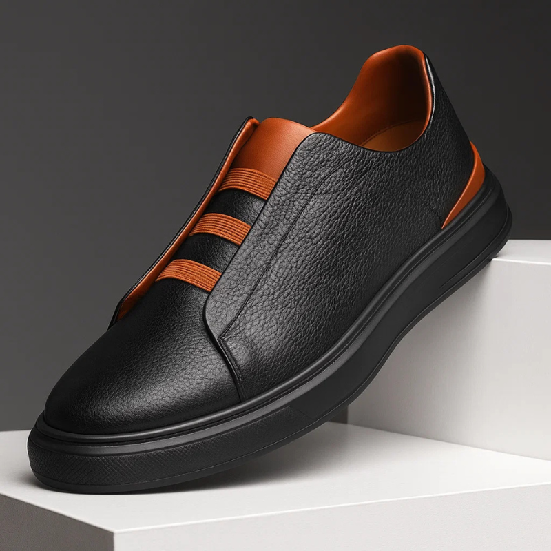 Men’s Slip-On Trainers with Strap Feature