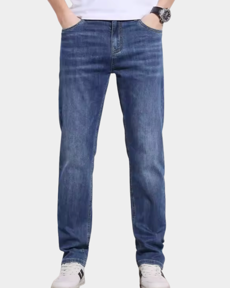 Men's Modern Slim Fit Jeans Tailored Hem Casual Everyday Wear