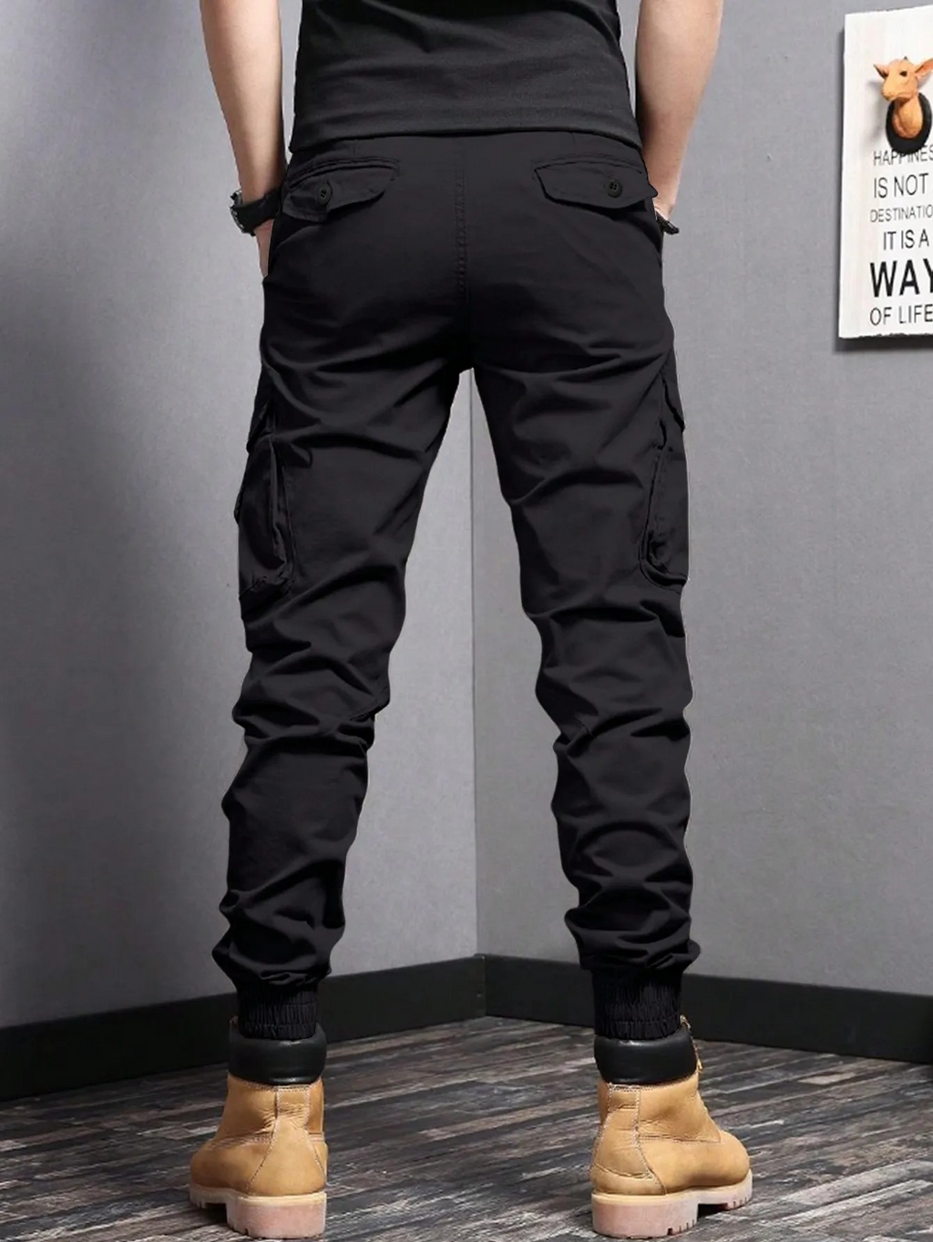 Men's Cargo Tapered Fit Trousers