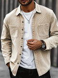 Men's Casual Corduroy Overshirt | Relaxed