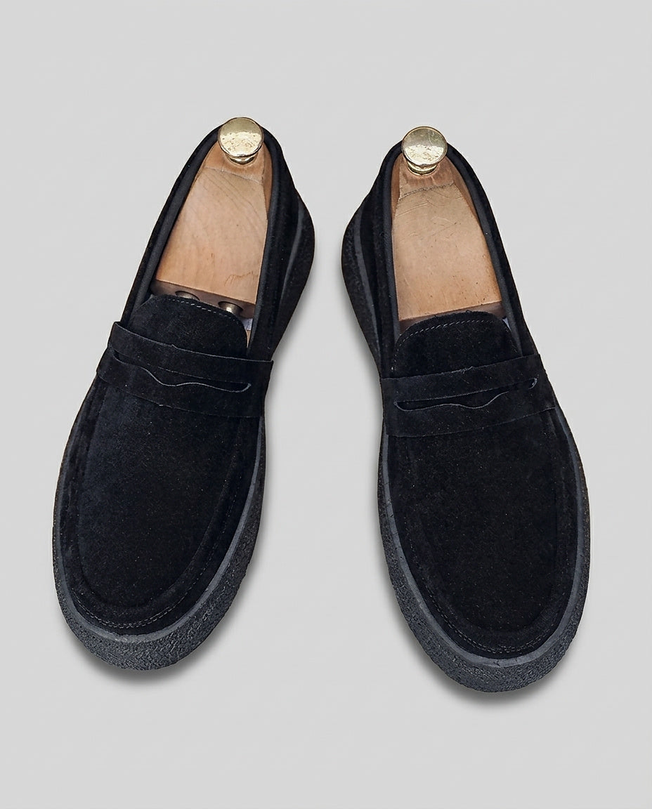 Men’s Slip-On Loafers with Platform Sole