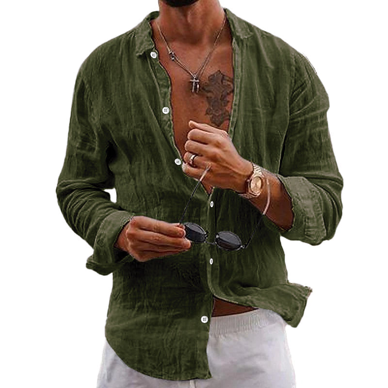 Men's Casual Summer Shirt | Long Sleeve