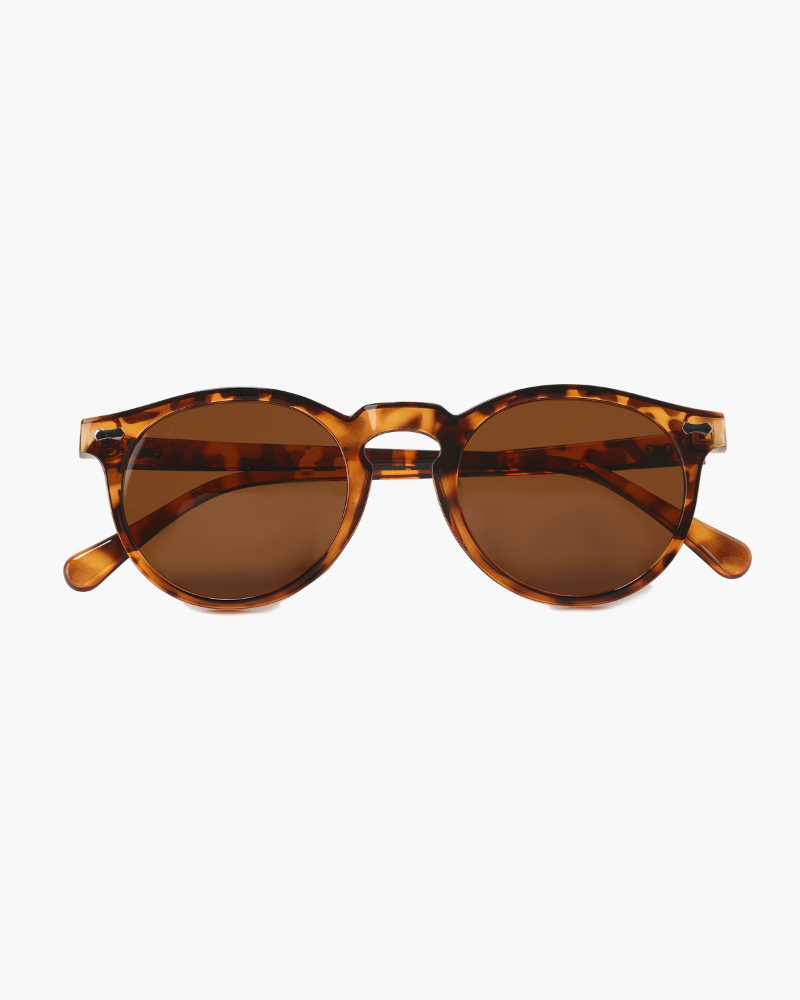 Men’s Stylish Round Frame Sunglasses | Polarised UV Protection