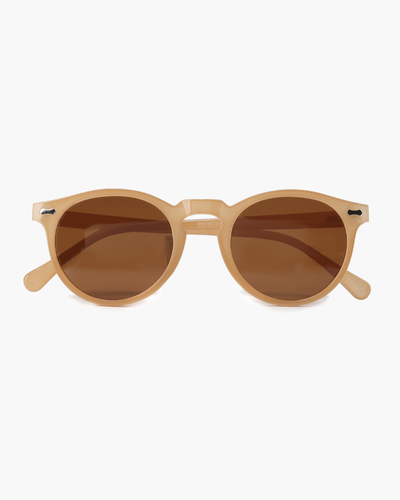 Men’s Stylish Round Frame Sunglasses | Polarised UV Protection