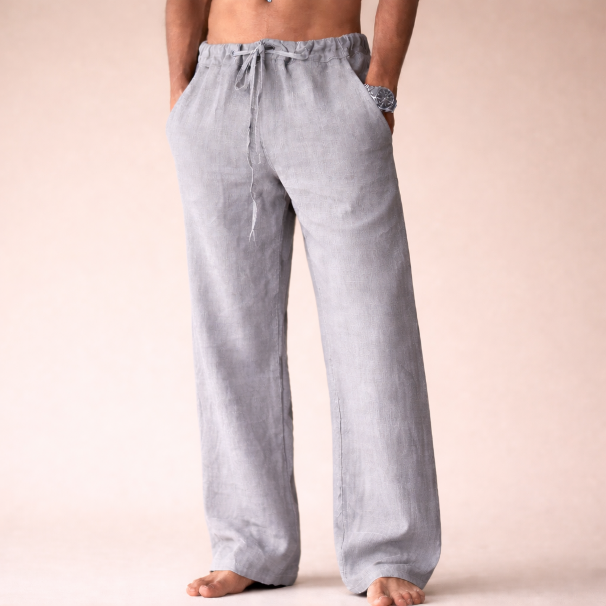 Men's Casual Linen Trousers | Relaxed