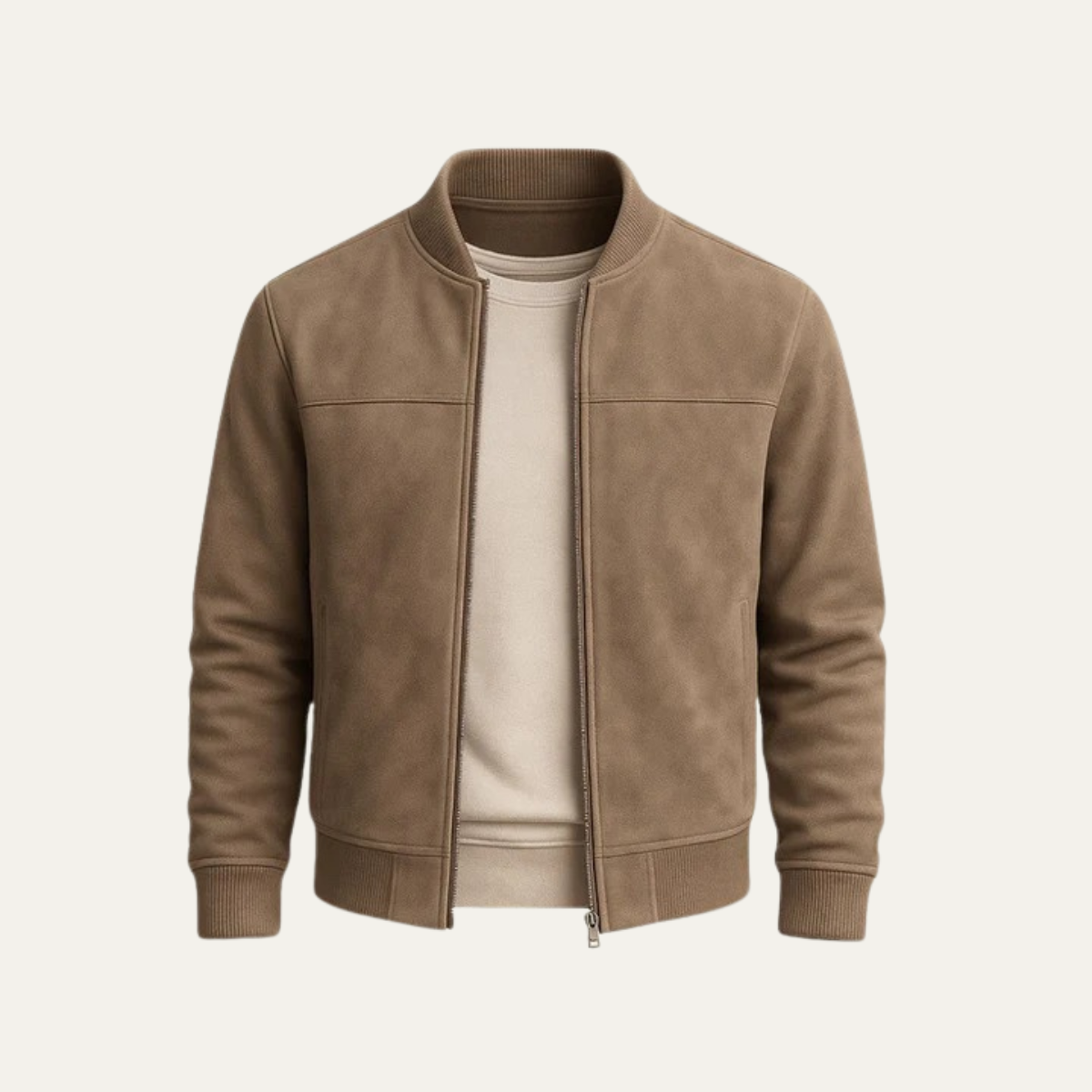 Men's Stylish Suede Jacket | Elegant