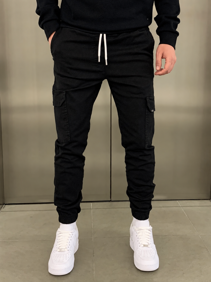 Men's Cargo Trousers Relaxed Fit Multi-Pocket Utility Style Everyday Wear