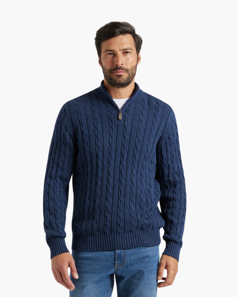 Men's Stylish Half Zip Sweater | Classic