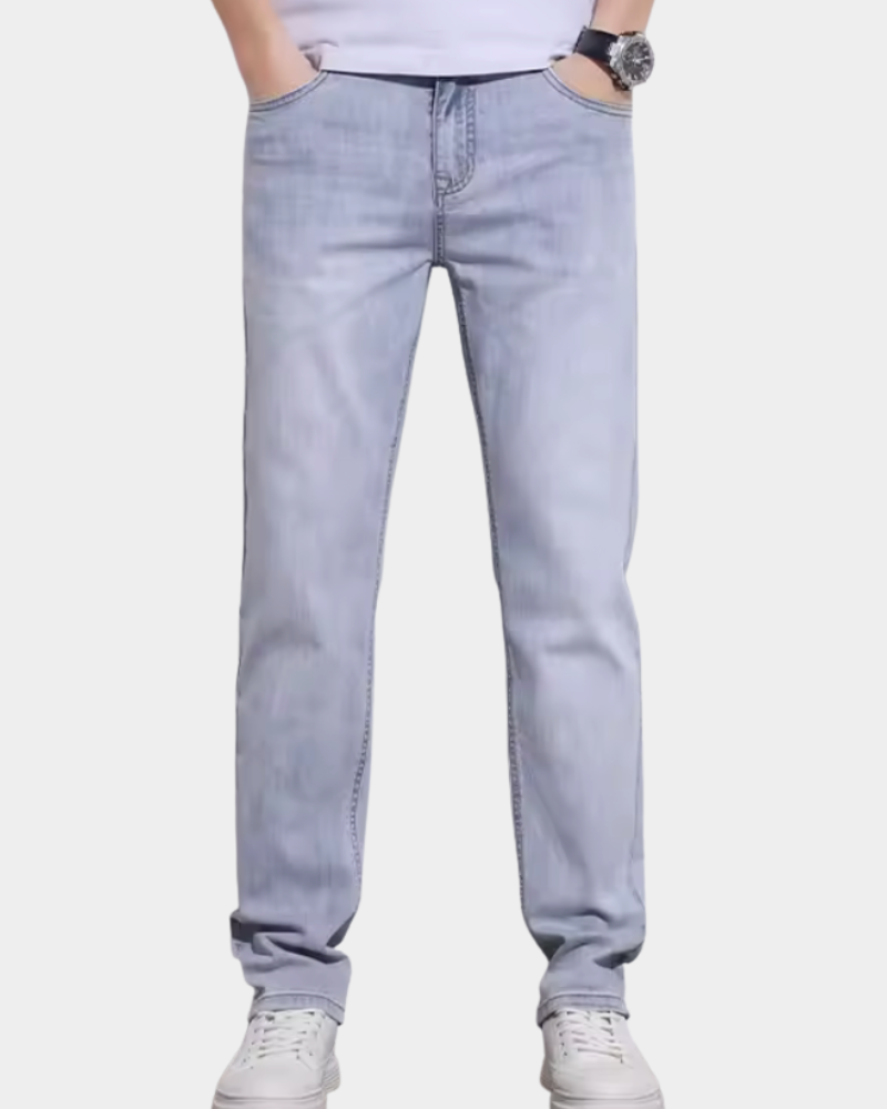 Men's Modern Slim Fit Jeans Tailored Hem Casual Everyday Wear
