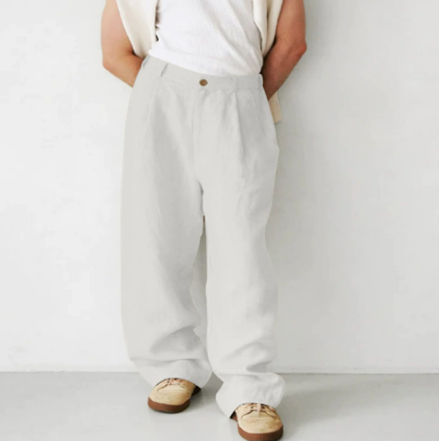 Men's Relaxed Fit Full Length Trousers