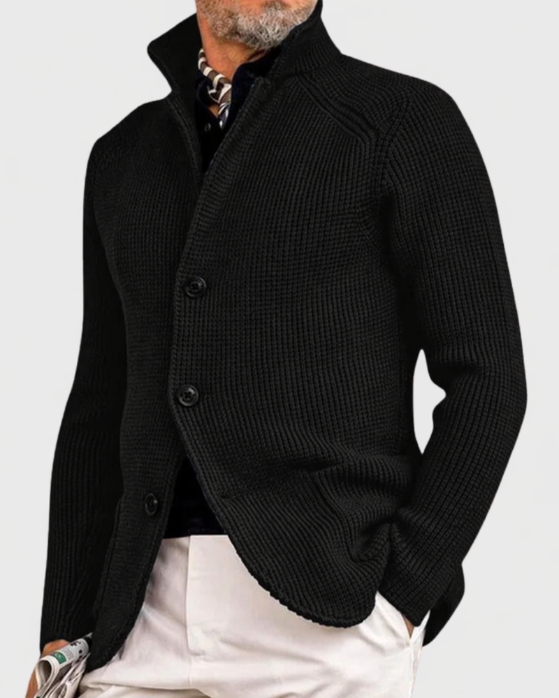 Men's Casual Overcoat Relaxed Fit Long Sleeve Lapel Closure Everyday Style