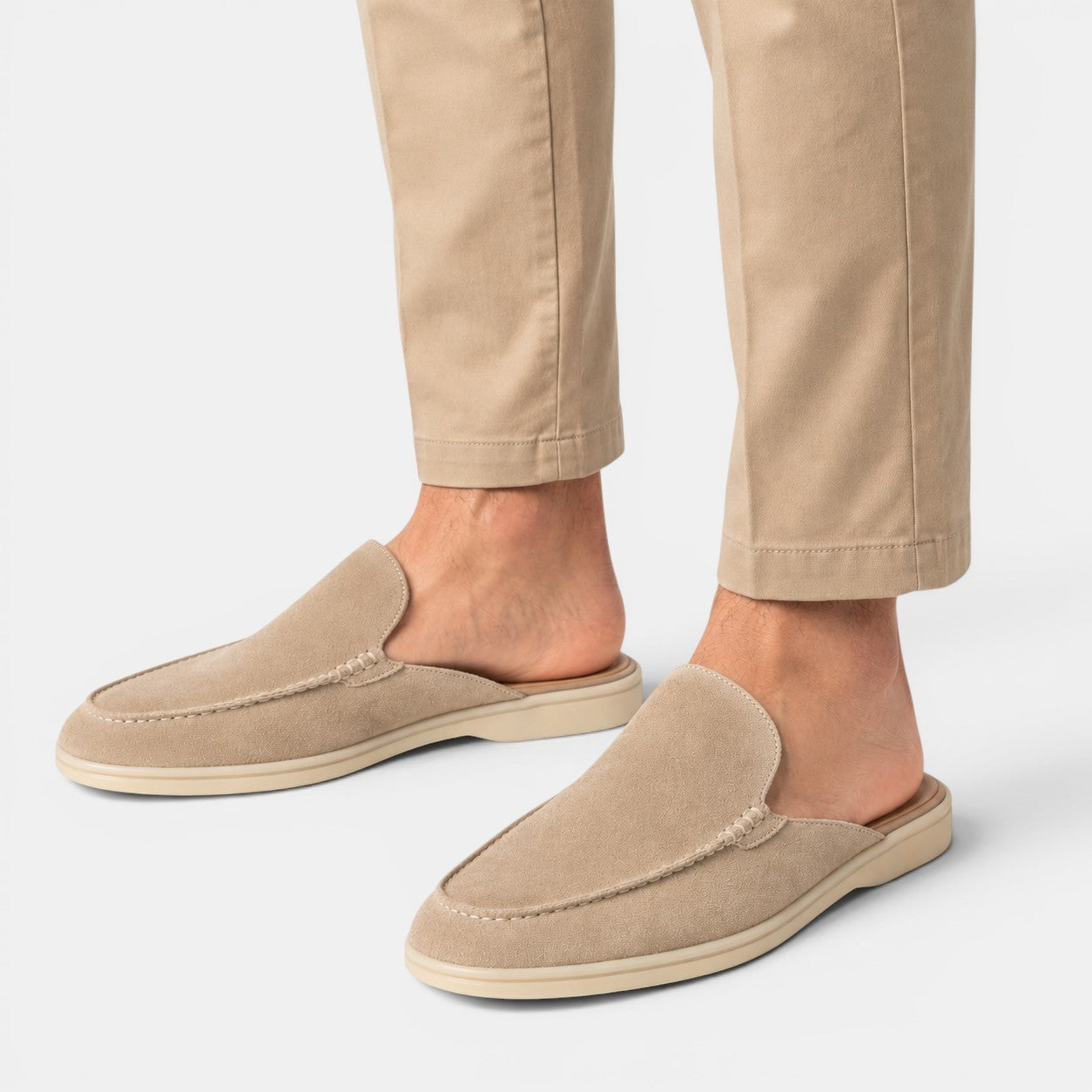 Men's Casual Suede Mules | Stylish