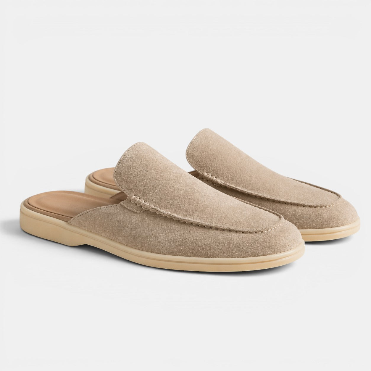 Men's Casual Suede Mules | Stylish