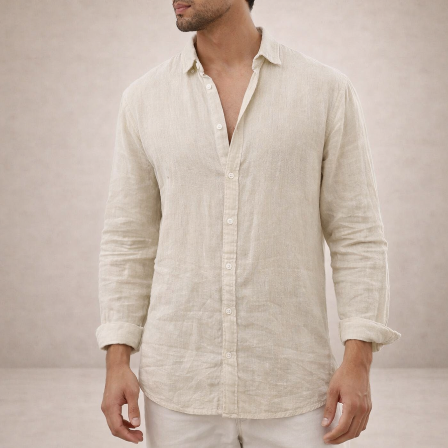 Men's Casual Open Collar Shirt Relaxed Fit Short Sleeve Everyday Wear