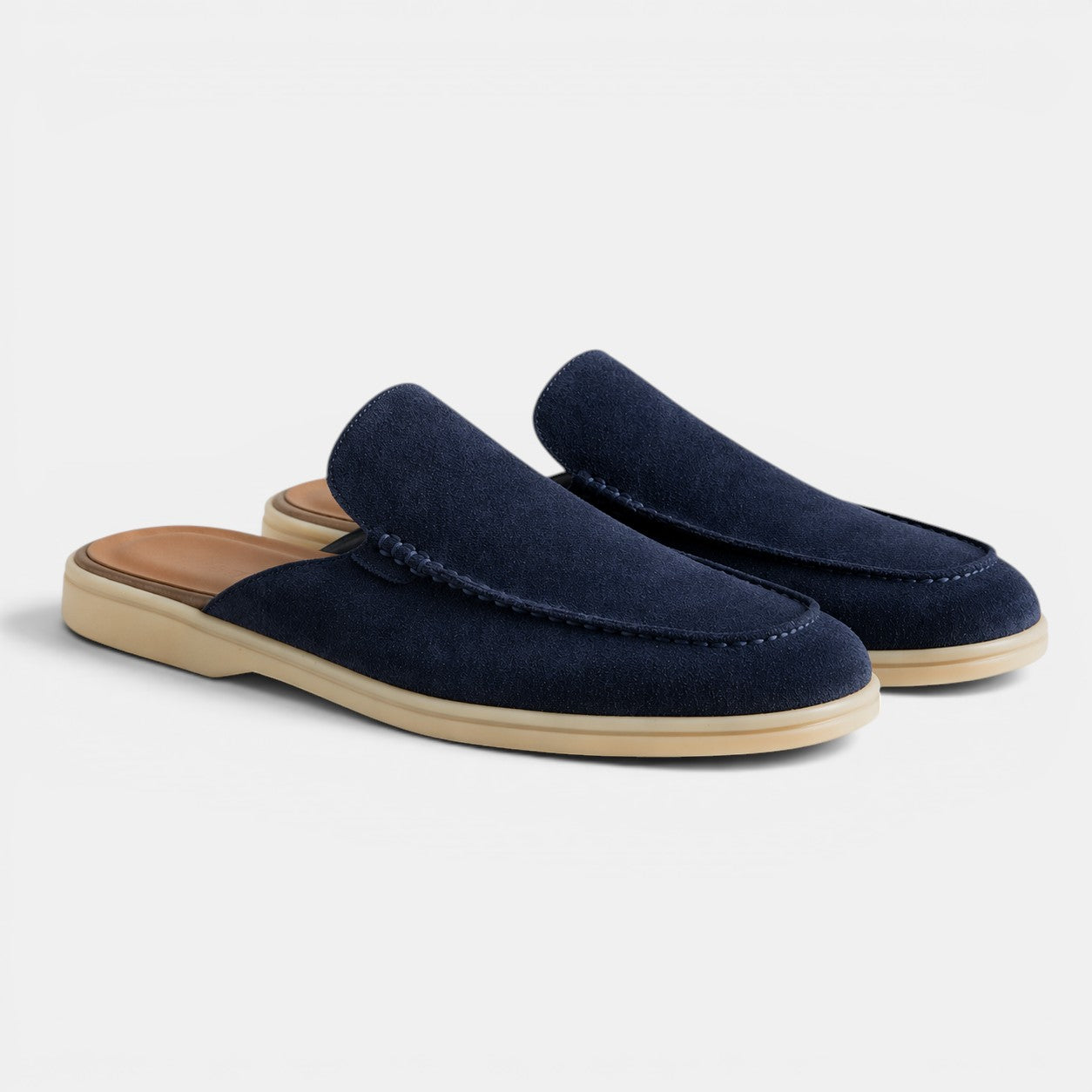 Men's Casual Suede Mules | Stylish